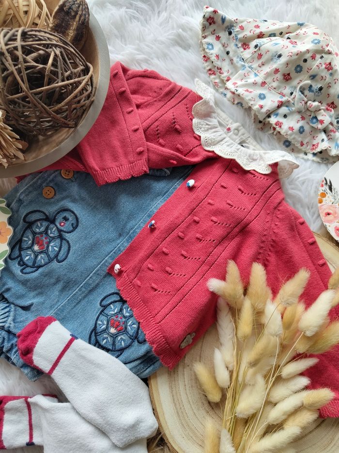 Ensemble complet 5 pièces sergent major fille 3 mois 🎀 - photo numéro 2