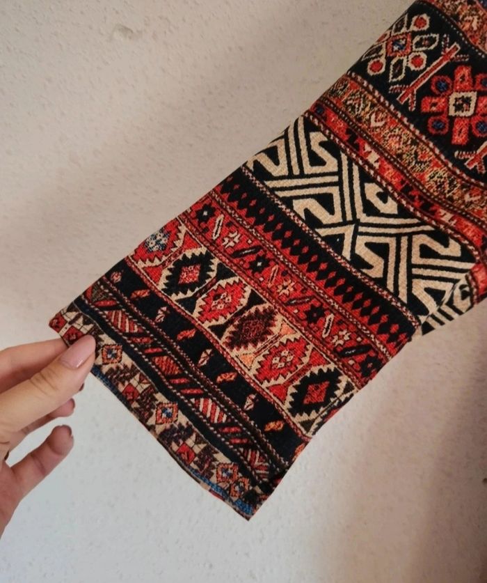 Tunique multicolore – Lien à la taille – Manches 3/4 – Taille M – Cache Cache - photo numéro 4