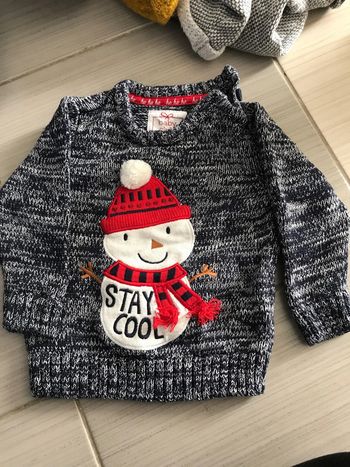 Pull bonhomme de neige c&a