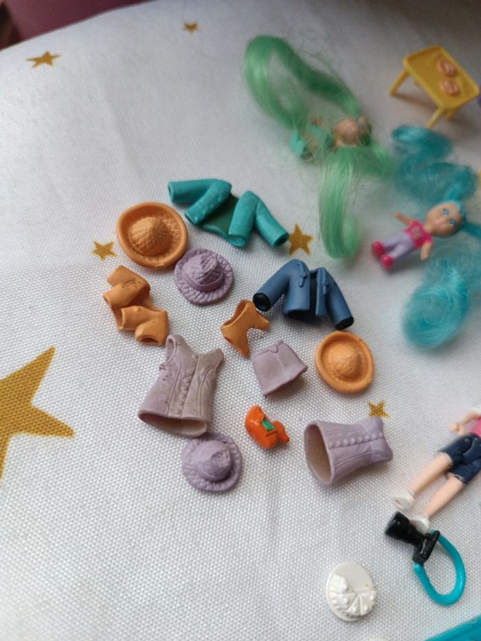 1997 mini pouce confiserie café pâtisserie michelle's génie toy restaurant Polly petite poupée small - photo numéro 12