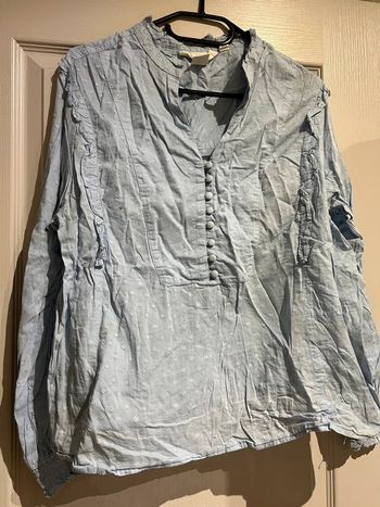 Blouse bleu ciel