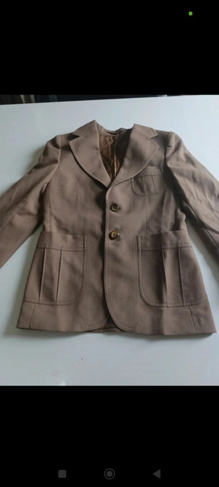 Veste blazer femme Chanteclair made in france taille S rétro vintage ancien