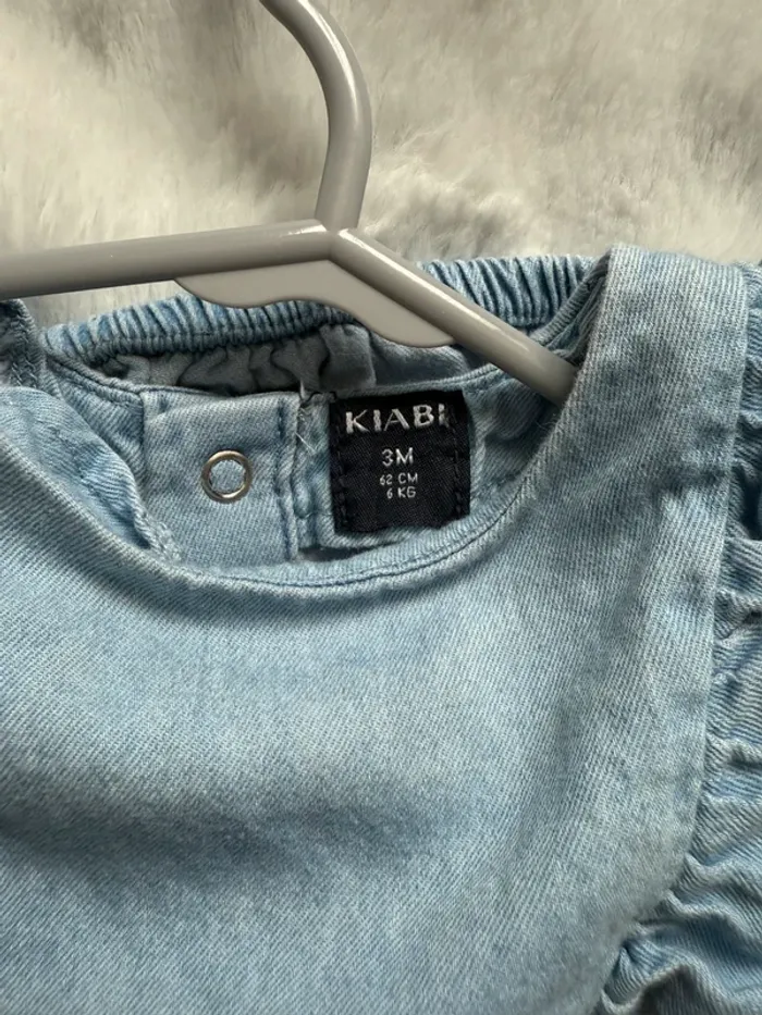 Robe imitation jean avec culotte - photo numéro 5