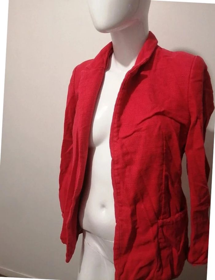 blazer mango rouge taille S