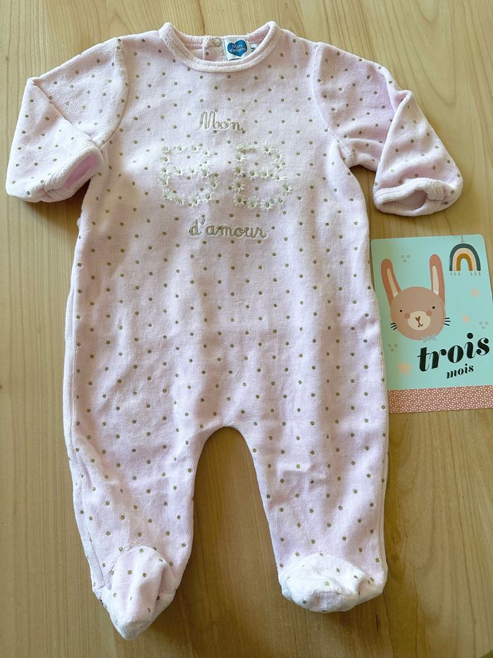 Pyjama Mots d’enfants 3 mois
