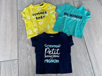 Lot 3 tee-shirts 3 mois