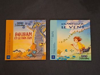 Lot 2 CD Audio "Les 3 Chardons" : Boubam + Monsieur le Vent (SANS LIVRES)