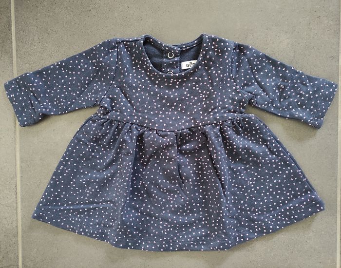 Robe bébé fille manches longues neuve