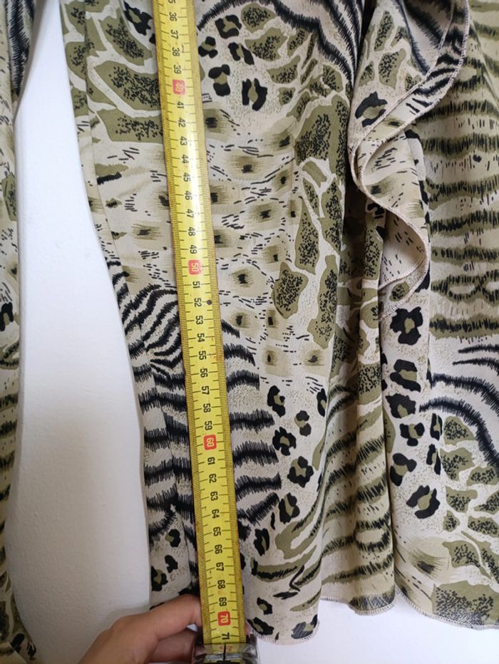 Chemise fluide imprimé animal – Xinhua vintage motif old school - photo numéro 5