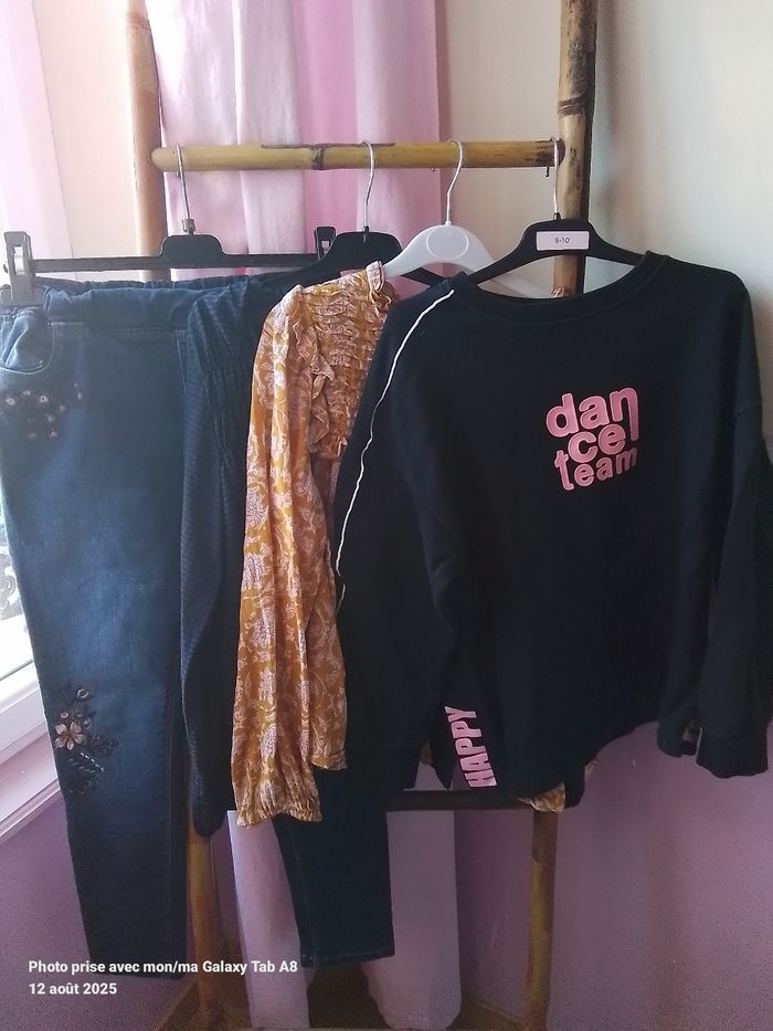 Lot de 4 vêtements fille 12 ans
