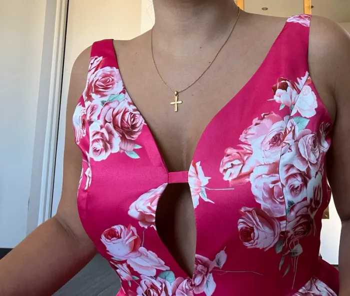 Robe de soirée rose - photo numéro 2