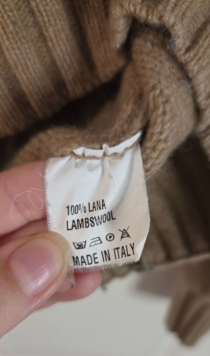 Pull Giorgio Porta 🇮🇹 100 % laine d’agneau – col châle torsadé – Made in Italy – très bon état - photo numéro 3
