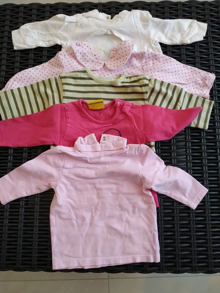 Lot de tee shirts ML 3 mois