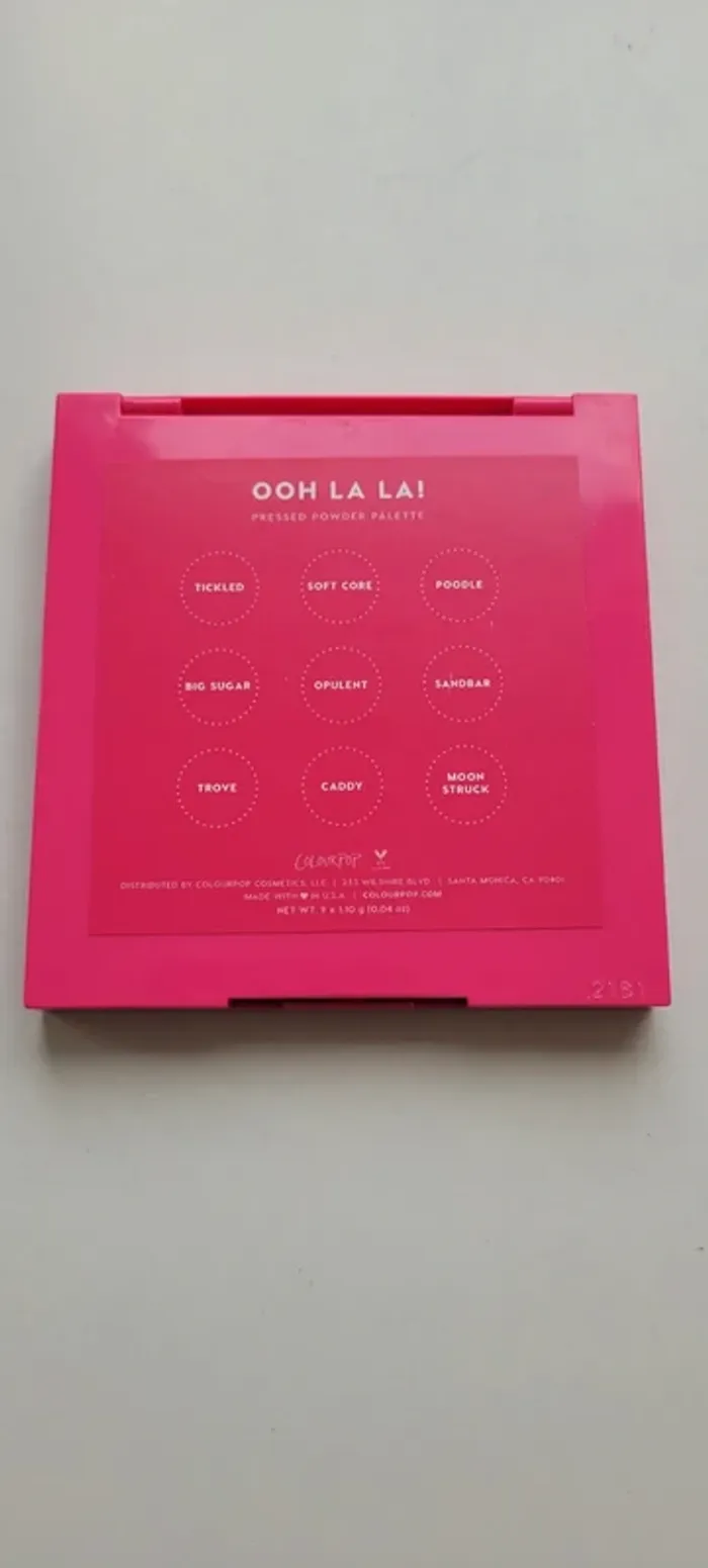 Palette Ooh la la! - photo numéro 2