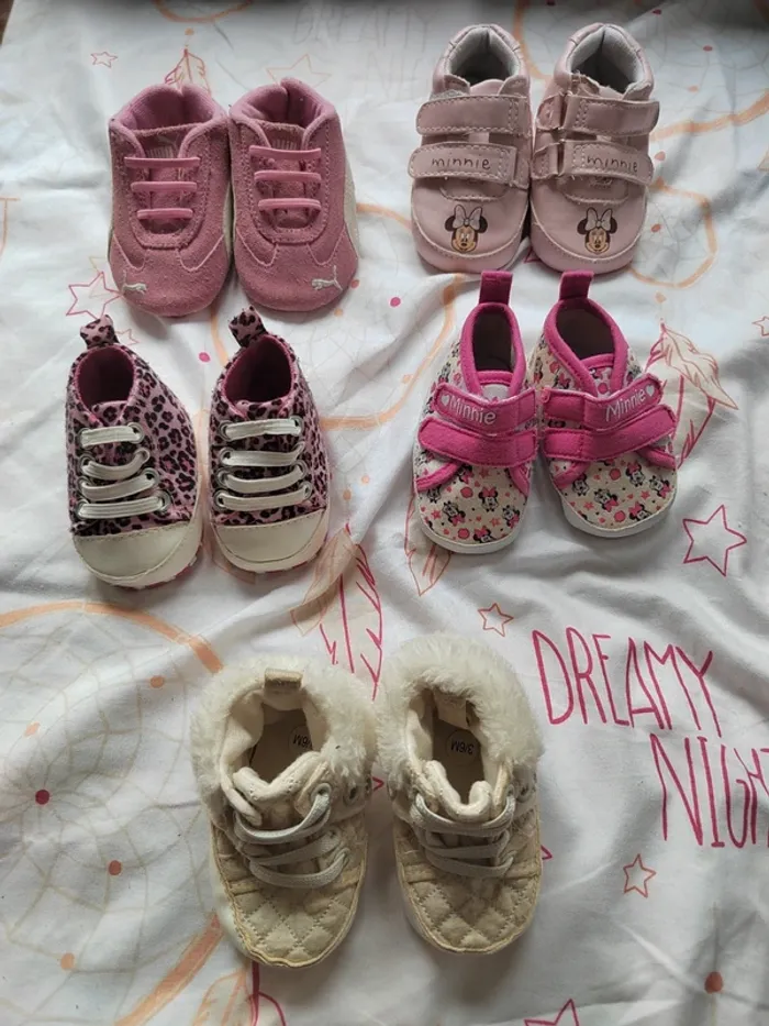 Lot de 5 paires de petites baskets