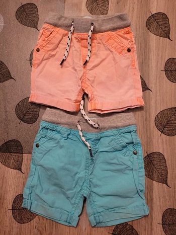 2 shorts - gemo 12 mois