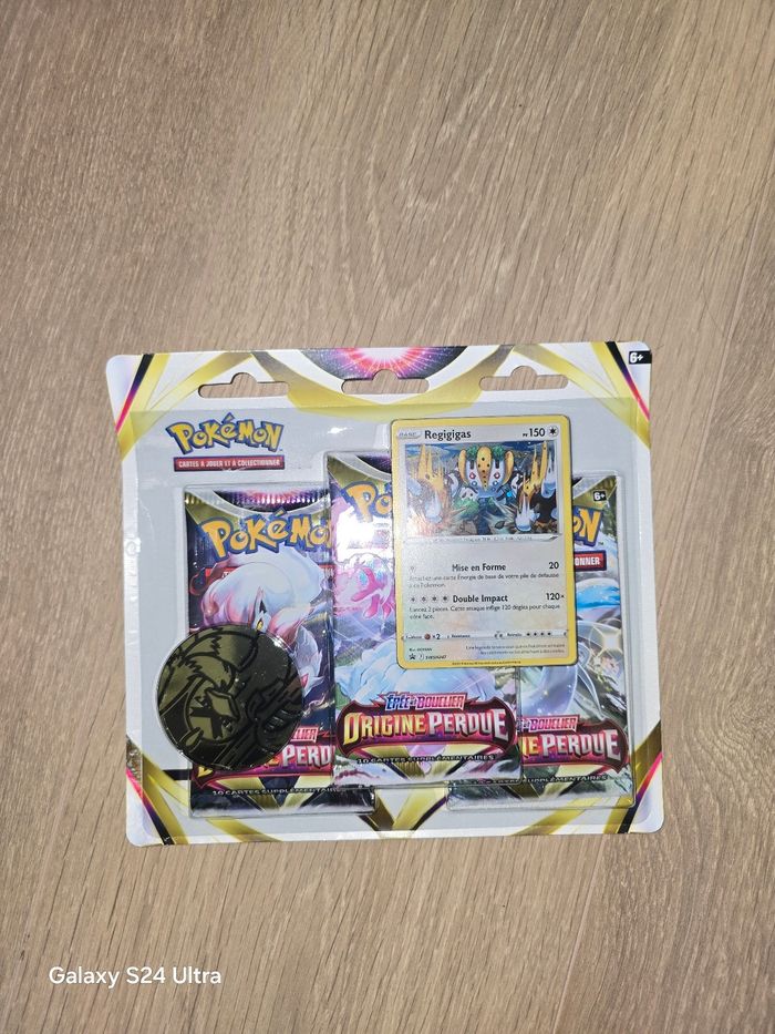 Pokemon tripack origine perdue neuf
