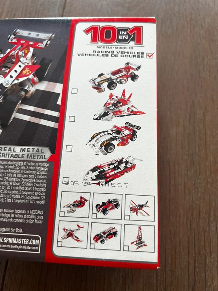 Meccano véhicules de course 10 en 1 - photo numéro 4