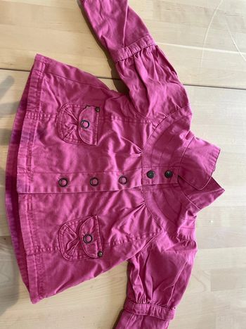 Magnifique veste de mi saison fille 24 mois kidkanai