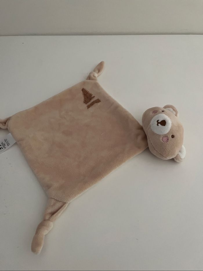 Doudou plat Tom& Kiddy Bisous d’ange ours - photo numéro 6