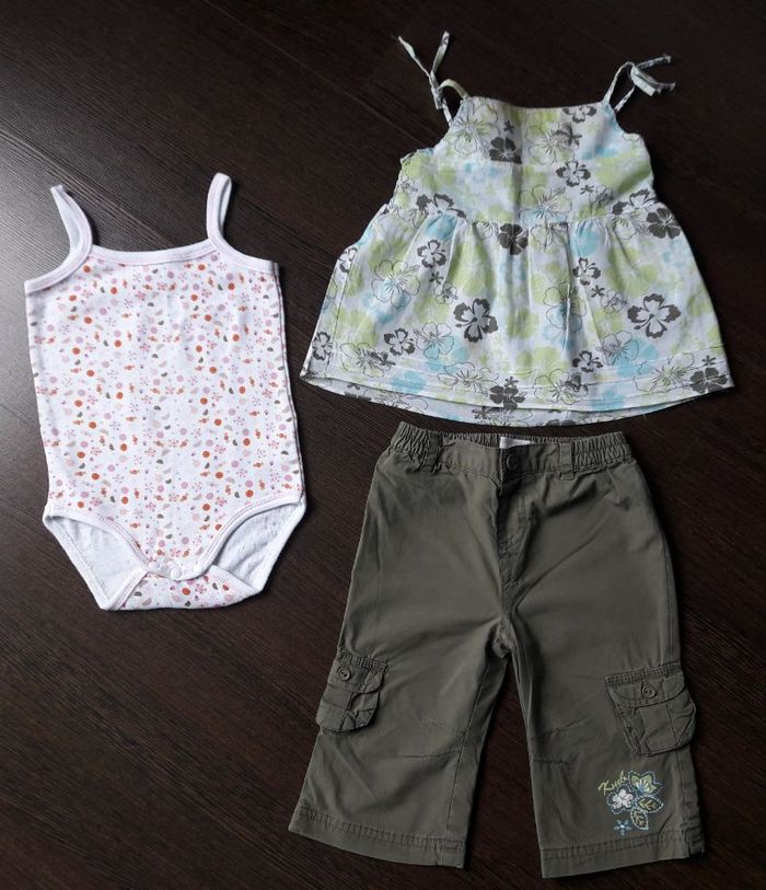 Ensemble d'été en 3 pièces 6 mois