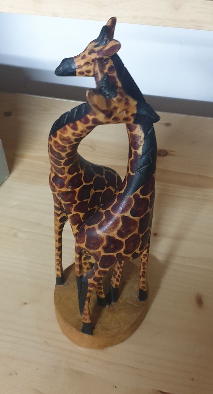 Statuette girafes 29 cm - photo numéro 3