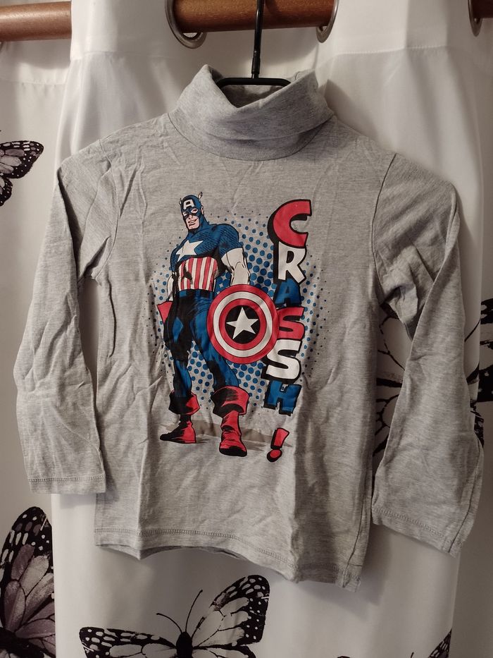 Sous pull Captain America 8 ans