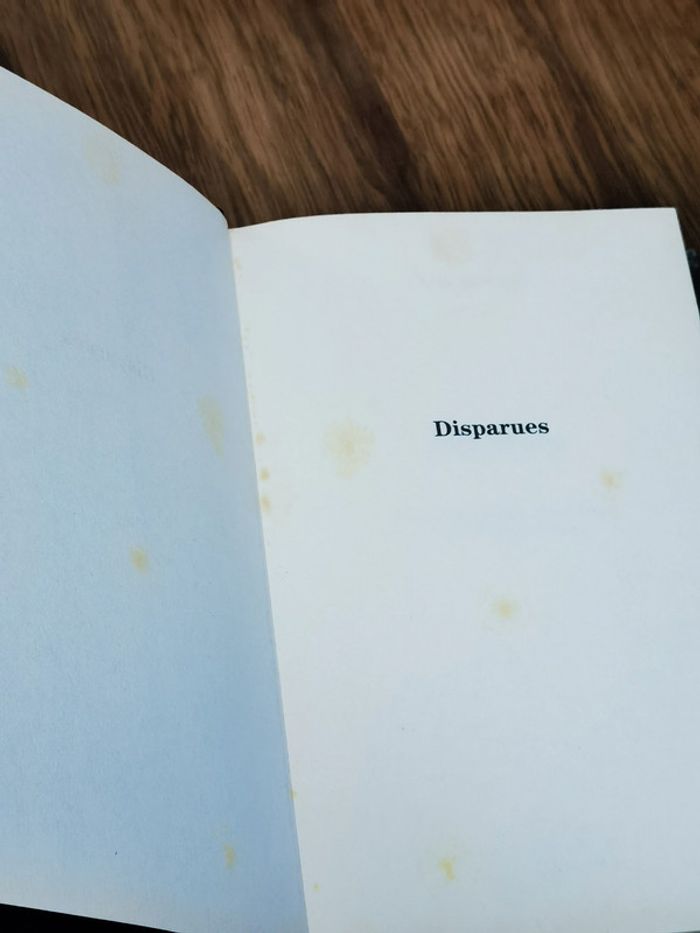 D4264 - livre "disparues" de Chris mooney - photo numéro 5