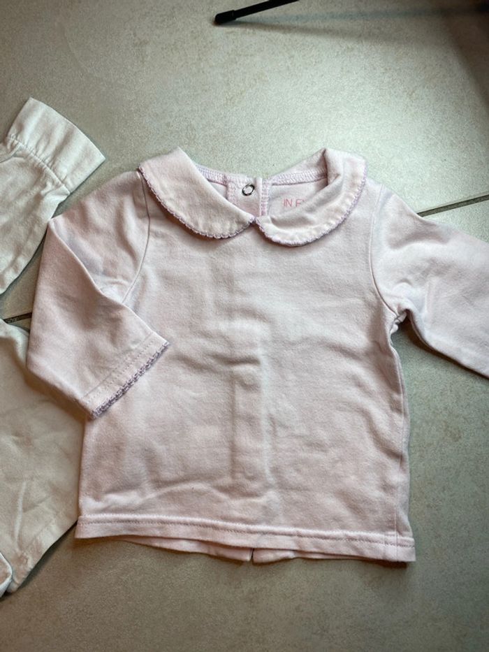 Lot 2 chemises 3 mois - photo numéro 2