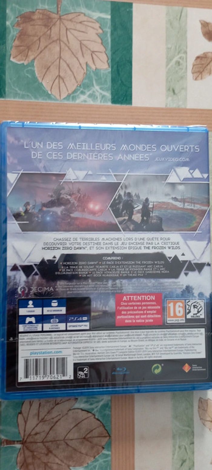 Horizon zéro dawn PS4 Neuf - photo numéro 2