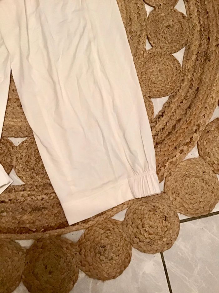 Pantacourt taille 42/44 blanc marque Q’Neel - photo numéro 5