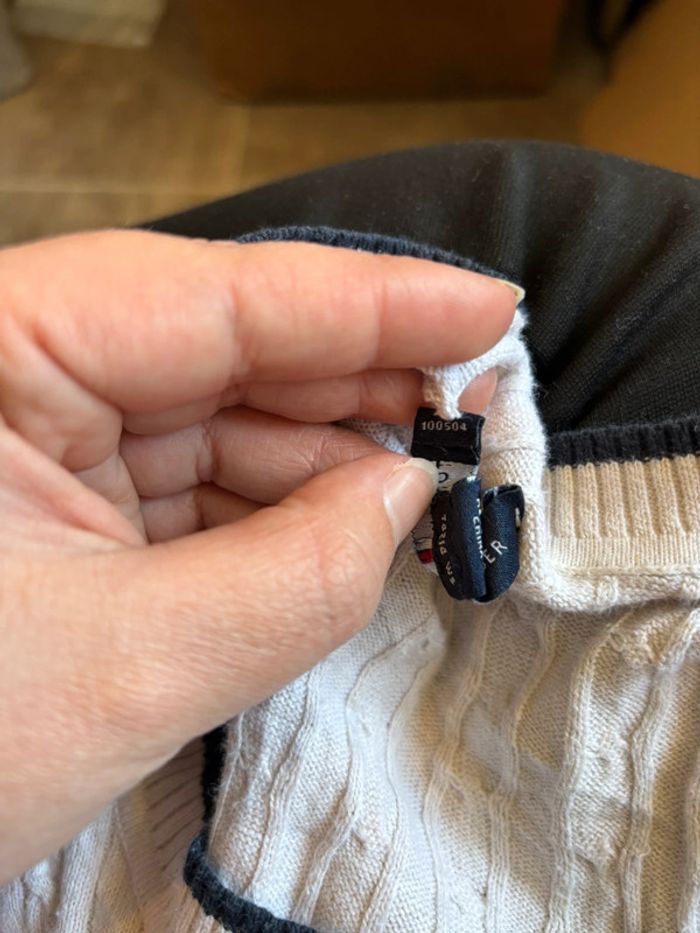 Pull fin col rond Tommy Hilfiger taille L - photo numéro 10