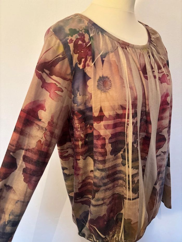 Blouse manches longues femme taille L - photo numéro 2