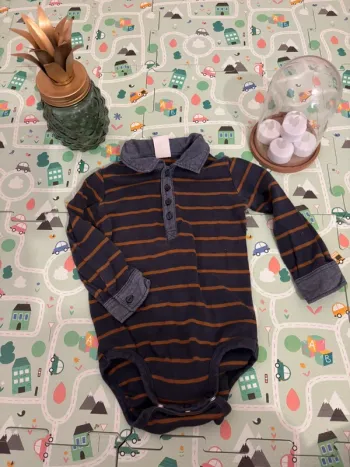 Body polo h&m 9-12 mois