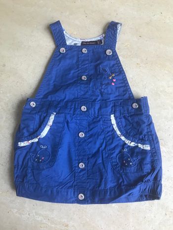 ROBE "SERGENT MAJOR" BLEUE - TAILLE : 6 MOIS