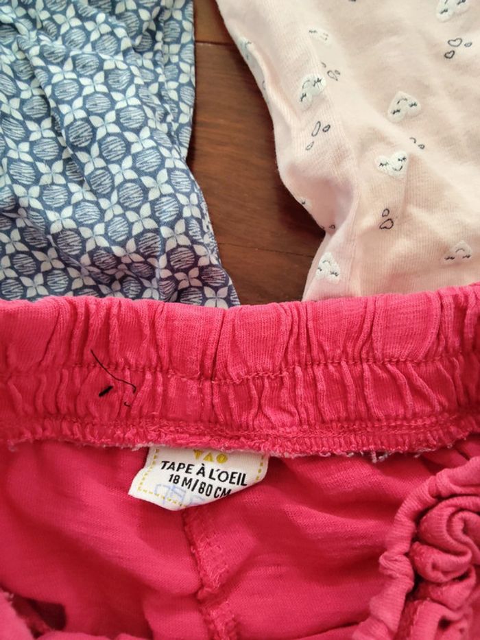 Lot 3 pantalons légers 18mois - photo numéro 3