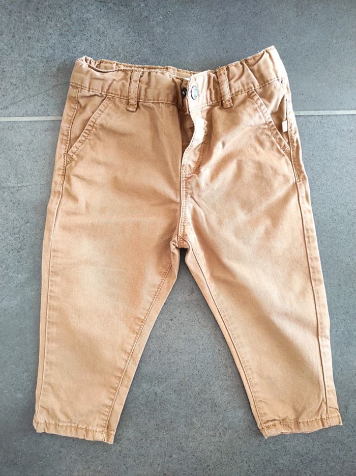 Pantalon garçon marron Obaïbi