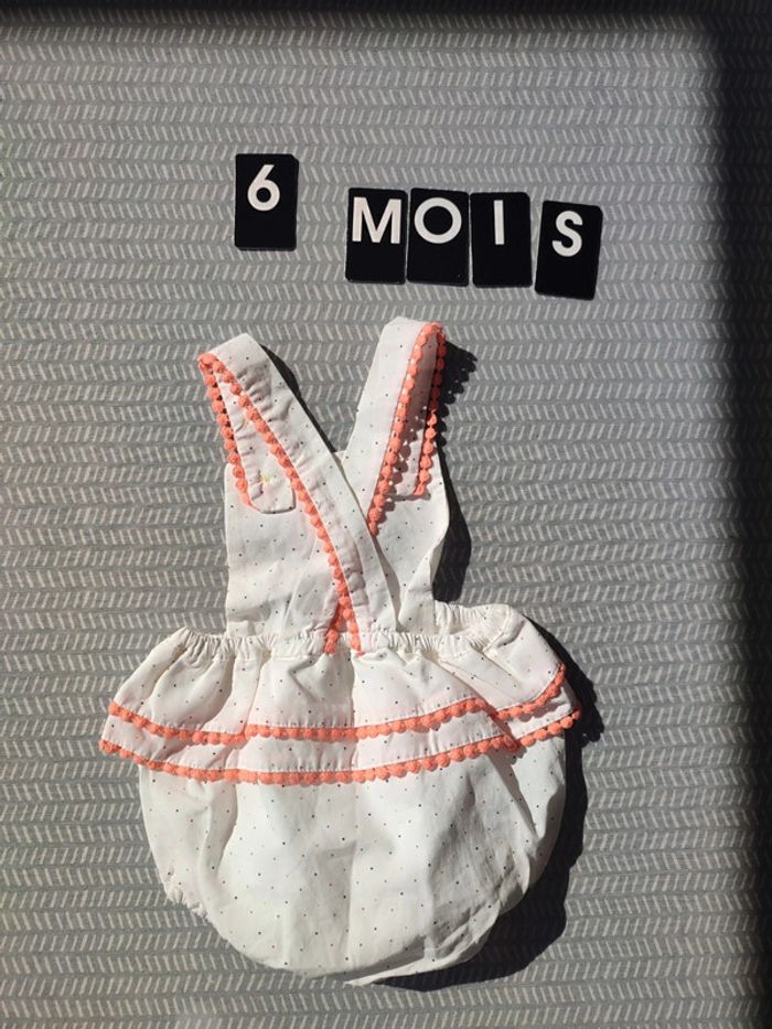 barboteuse pour bébé fille – Taille 6 mois Marque : Manille - photo numéro 8