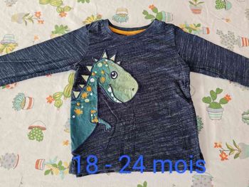 Tee-shirt manches longues Dopodopo 18 24 mois tbe 