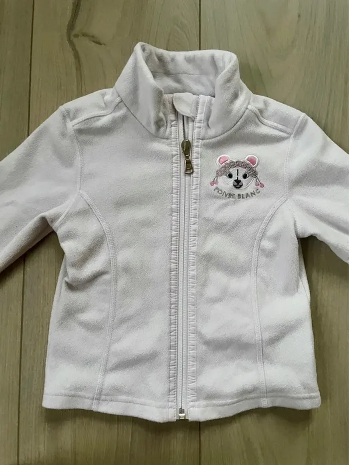 Polaire Poivre Blanc 2 ans - photo numéro 2