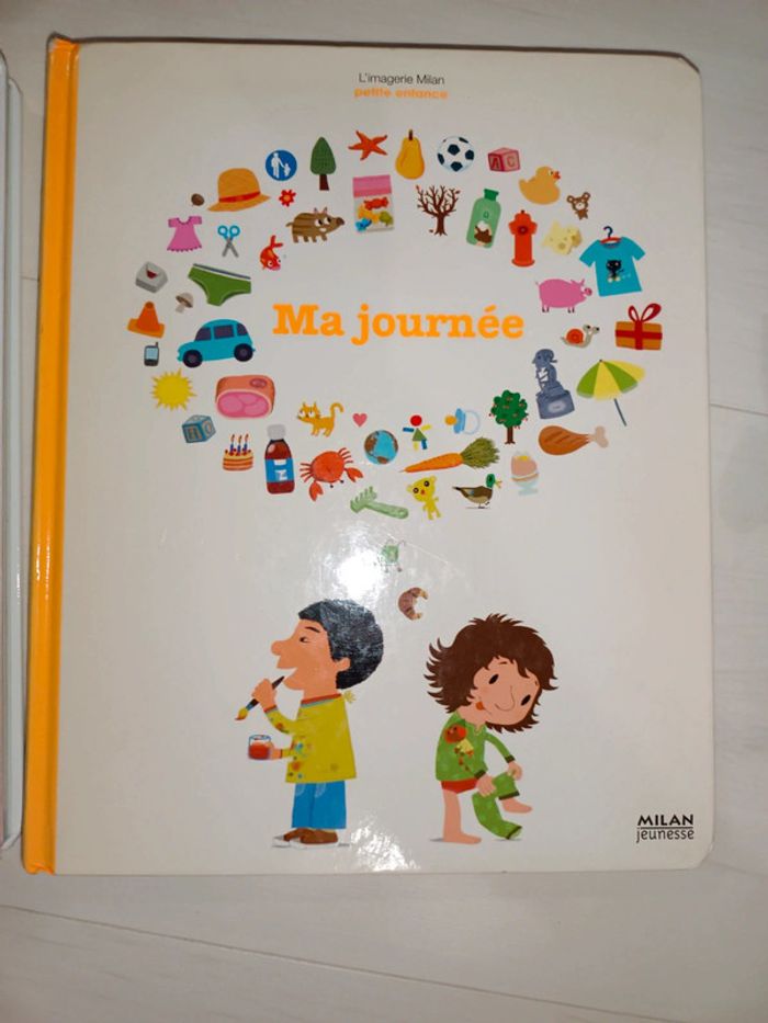 Lot 2 livres l'imagerie milan la petite enfance - photo numéro 2