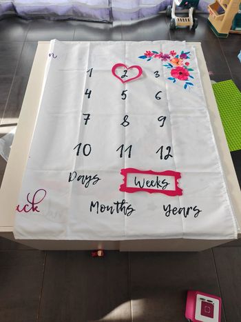 Nappe étape pour bébé