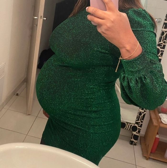 Robe pailletée verte - photo numéro 2