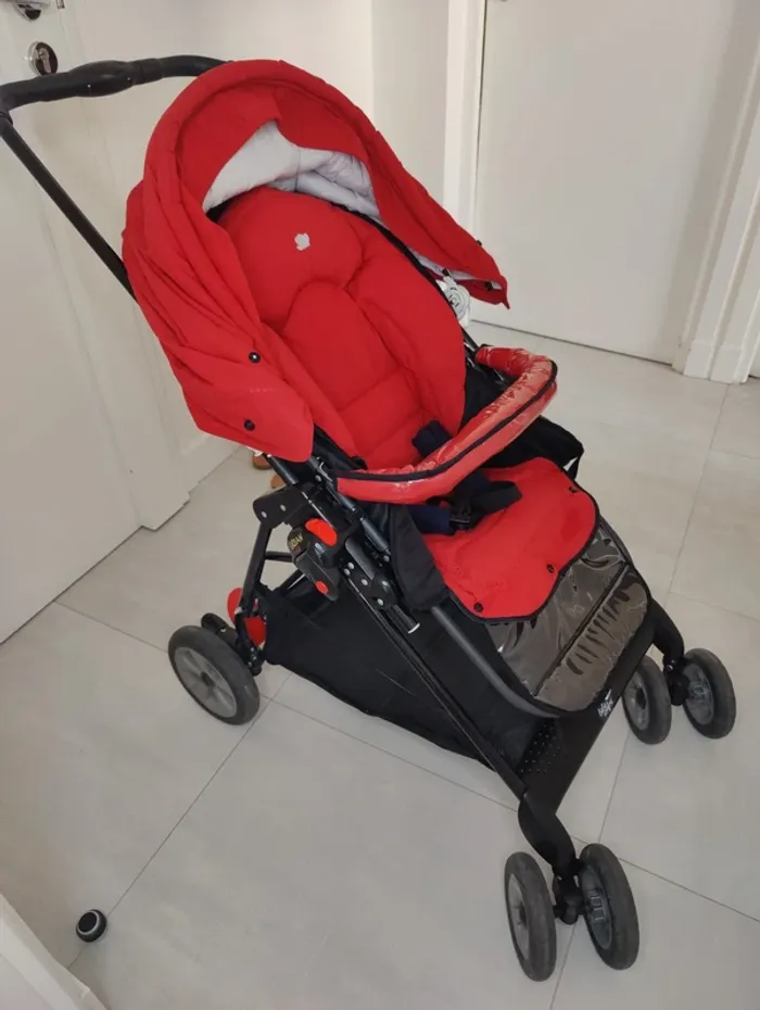Poussette et Nacelle / Bébé Confort / rouge - photo numéro 5