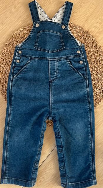Salopette denim Petit Bateau