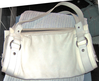 sac à main en cuir "Lancel"
