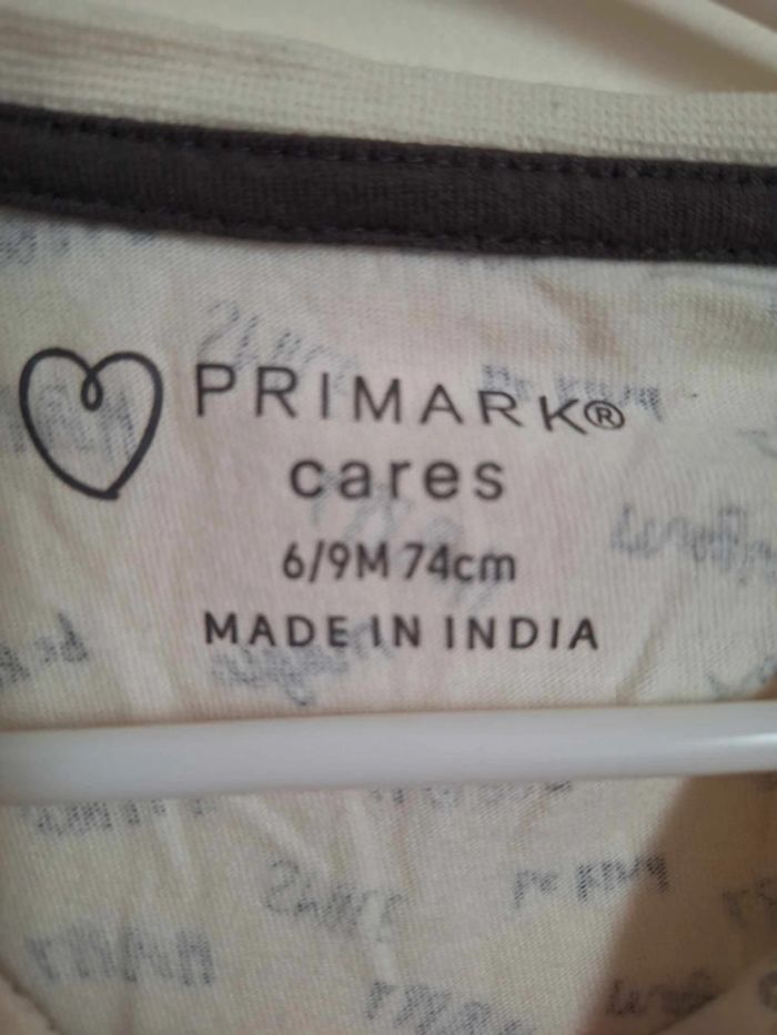 T-shirt - Primark - 6-9mois - 74cm - photo numéro 4