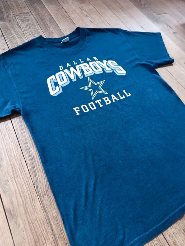 T-shirt manches courtes authentic vintage NFL dallas cowboys Bleu XL - photo numéro 3