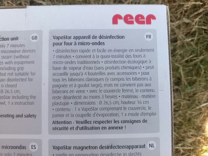 Stérilisateur biberon - photo numéro 3