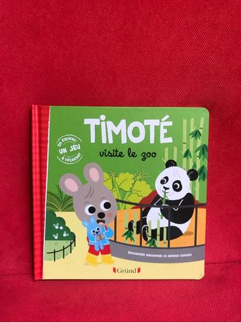 Livre Timoté visite le zoo